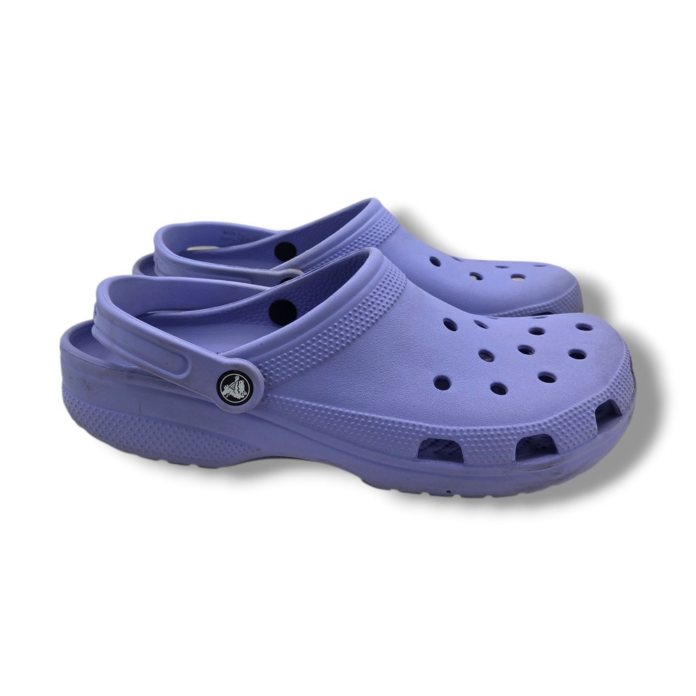 Crocs Classic Clog Womens 12 Mens 10 Purple Slip On 10001